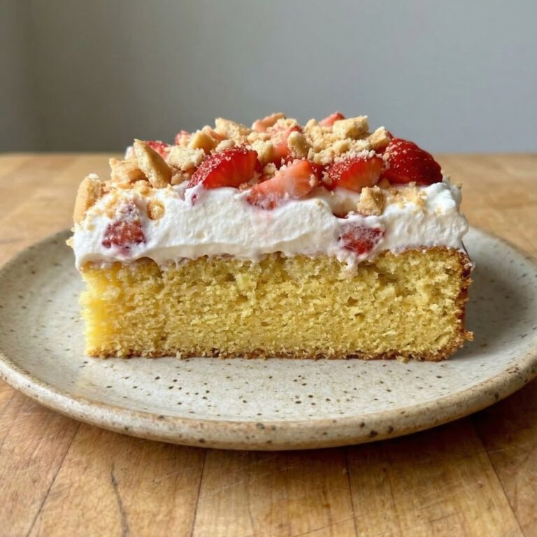 Gluten Free Strawberry Crunch Cake