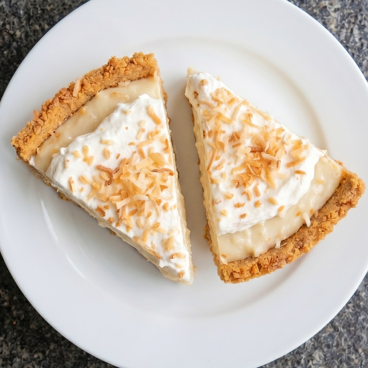 Gluten Free Toasted Coconut Cream Pie