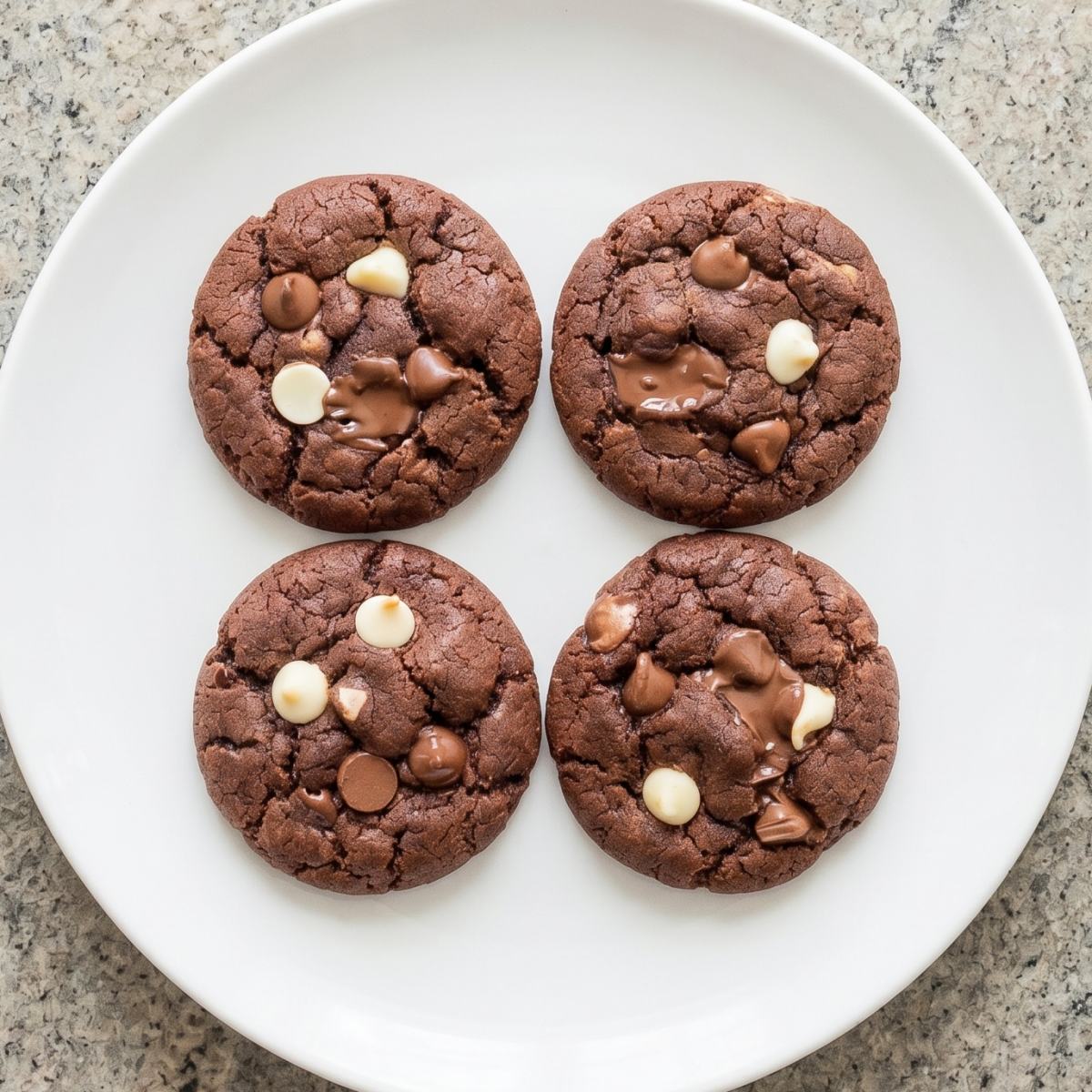 Gluten Free Triple Chocolate Cookies