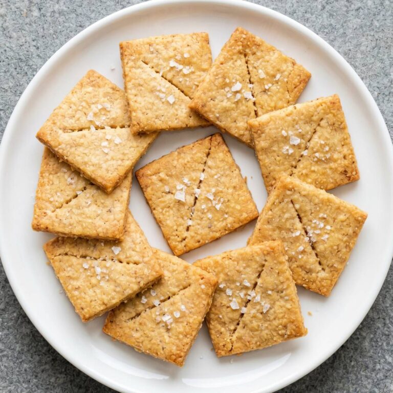 Gluten Free Truffle Parmesan Crackers