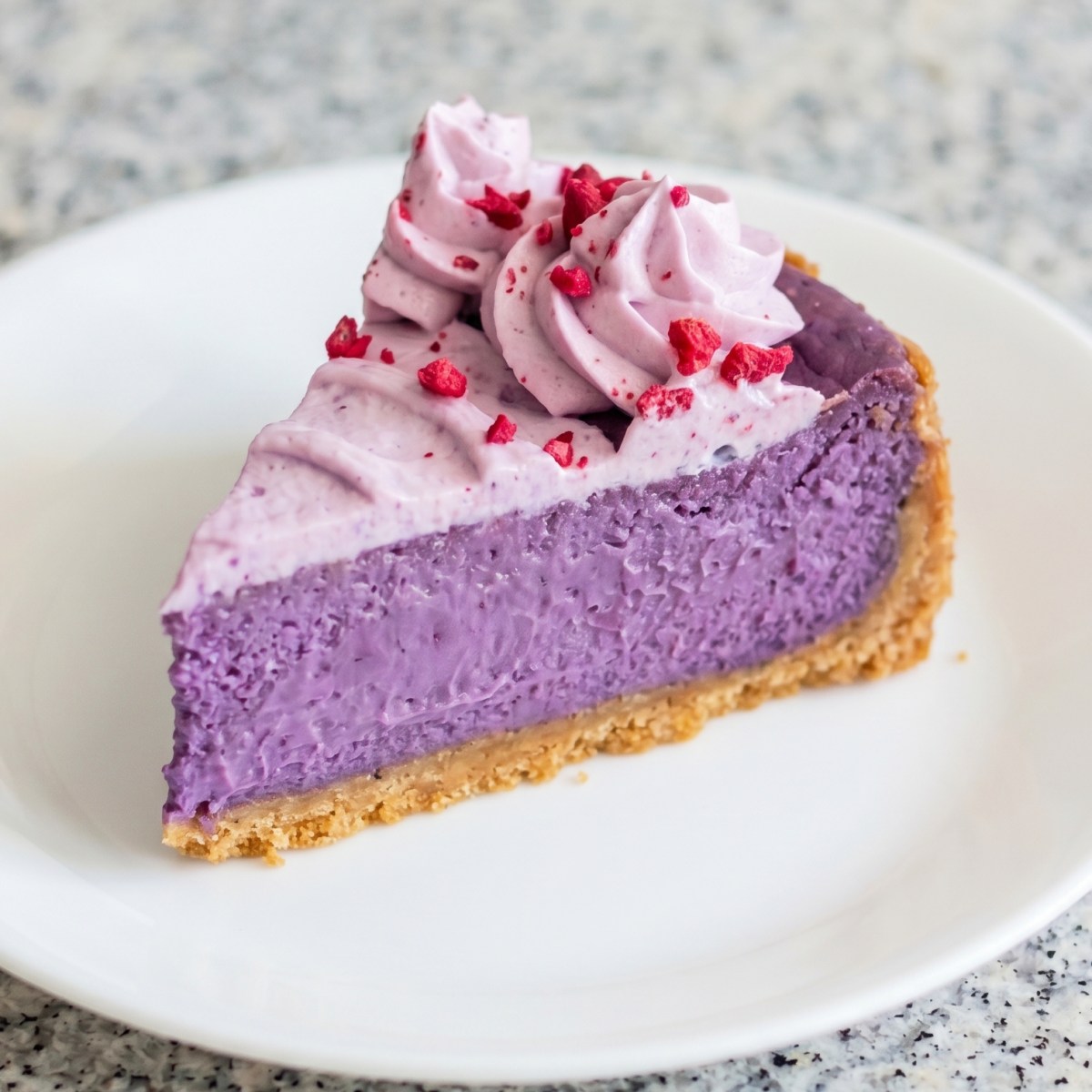 Gluten Free Ube Cheesecake