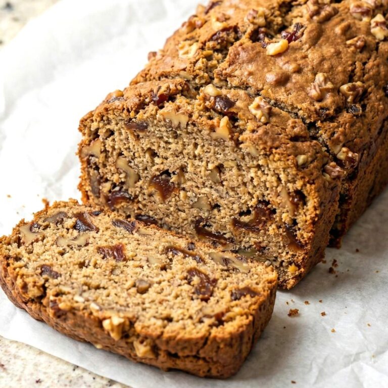 Gluten Free Walnut Date Bread