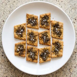 Gluten Free Za'atar & Olive Oil Crackers
